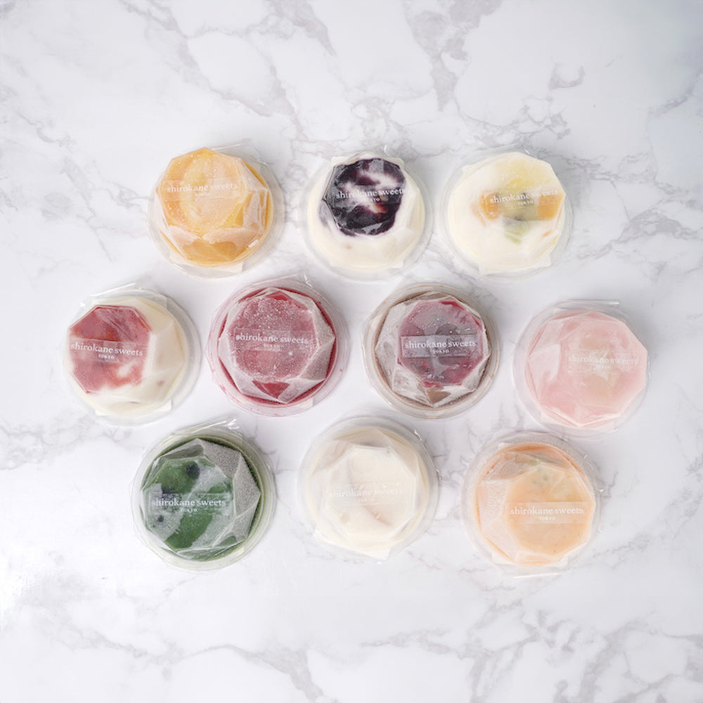 shirokane sweets TOKYOプレミアム手作りアイスクリーム フルーツヨーグルト 3個入り eギフト