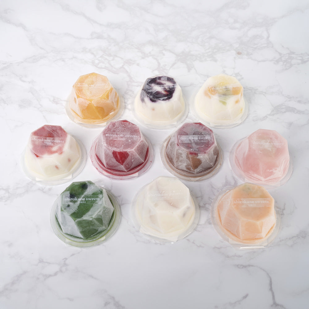 shirokane sweets TOKYOプレミアム手作りアイスクリーム フルーツバニラ 3個入り eギフト