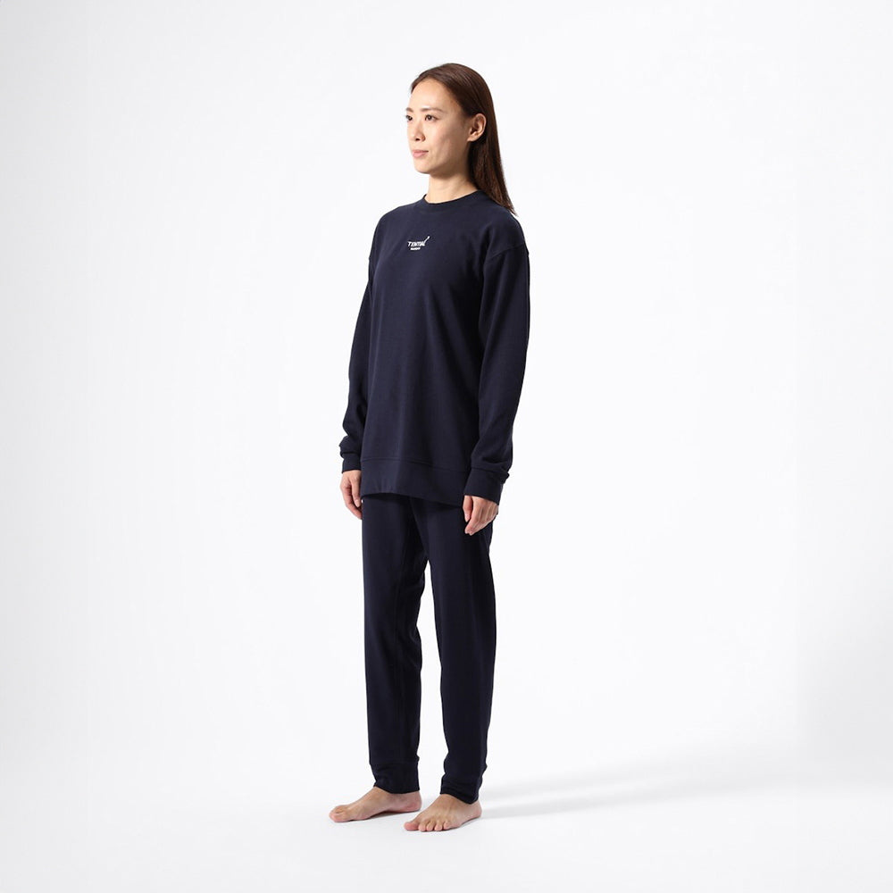 【一般医療機器】リカバリーウェアBAKUNE スウェット上下 ネイビー(Unisex XS) eギフト