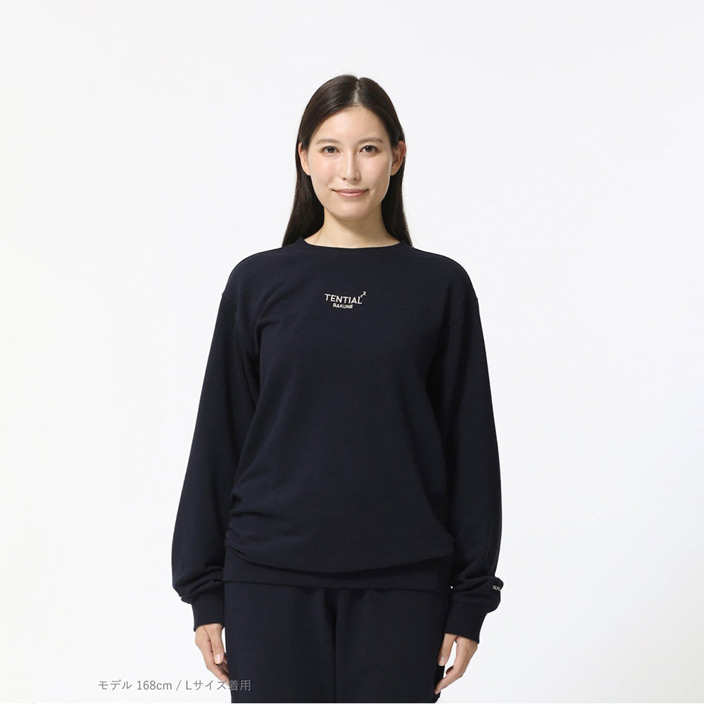 リカバリーウェア BAKUNE スウェット 上下 ネイビー (Women's_L) e