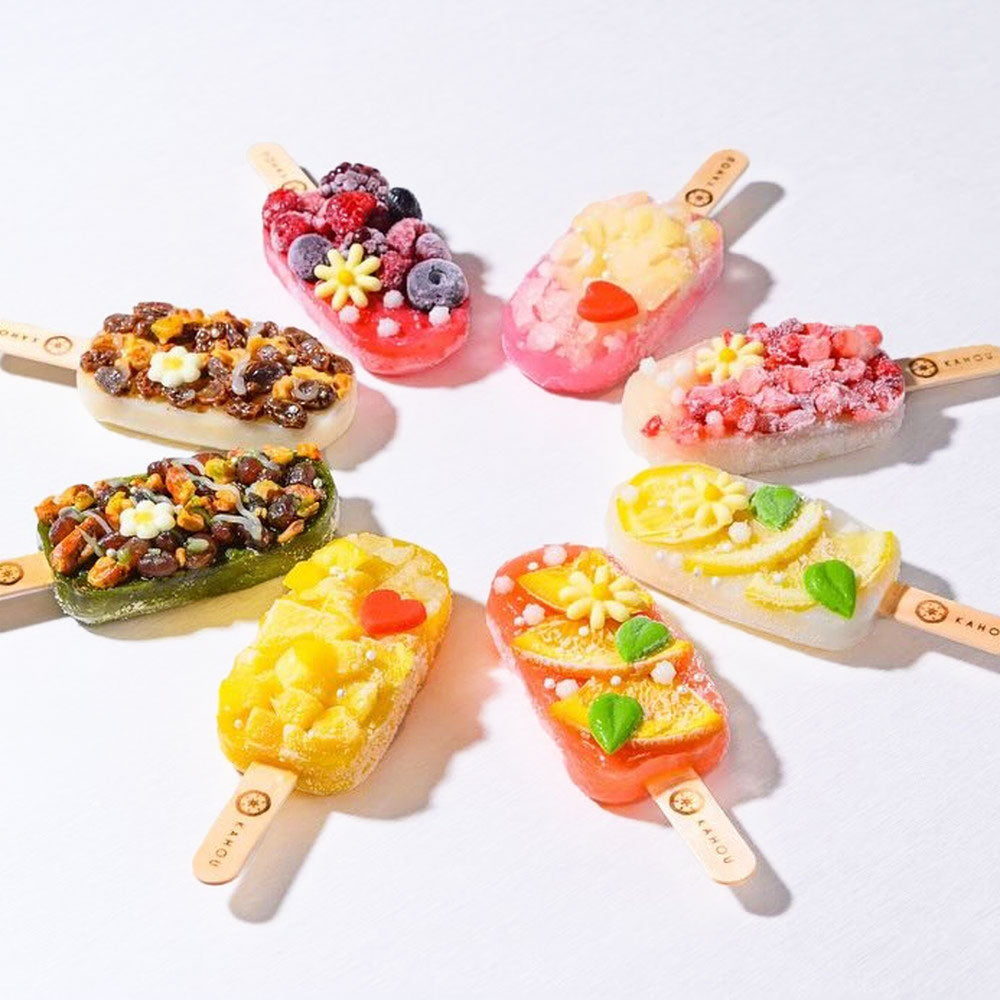 果物 kayonpo eギフト】京都 果朋KAHOU 果氷-kaori- 全8種食べ比べ（16本） | 人気の