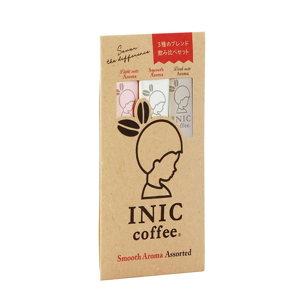 INIC coffee スムースアロマライトノートアロマダークノートアロマ 3Pアソート eギフト