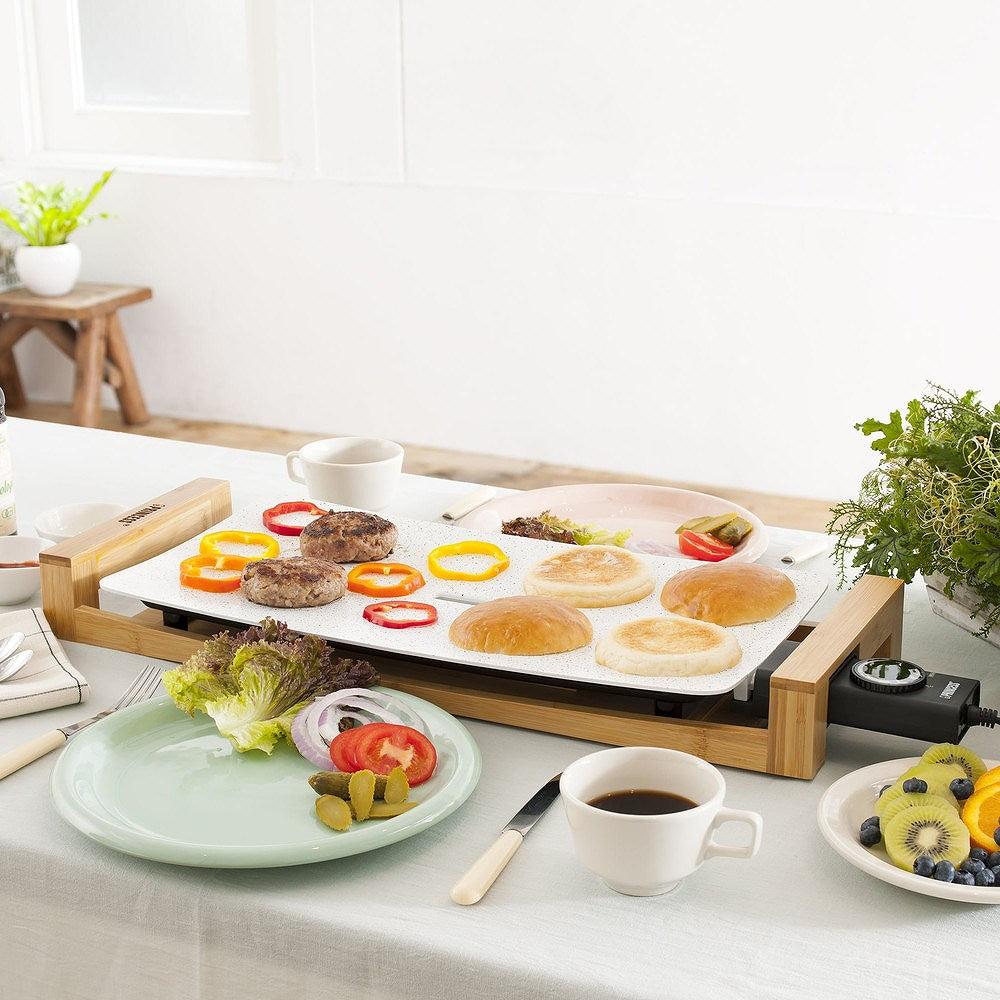 プリンセス PRINCESS Table Grill Stone ホットプレート（ホワイト） – AOYAMA GIFT SALON