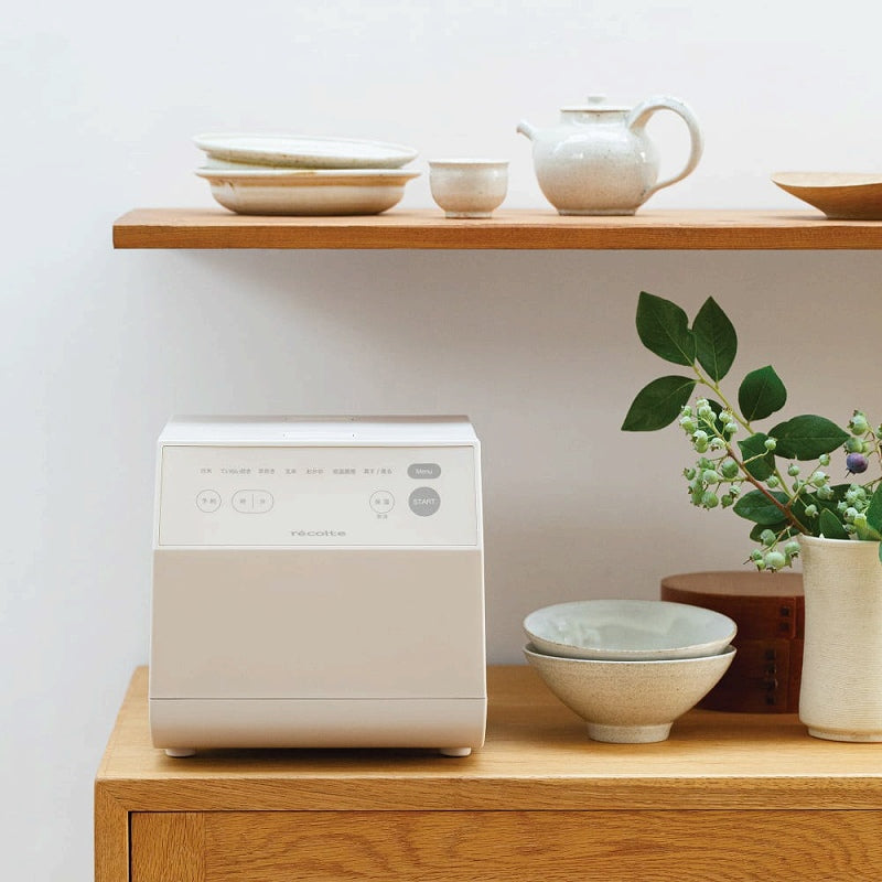 récolte クッキングライスクッカー クリームホワイト クッキングライスクッカー | récolte（レコルト）