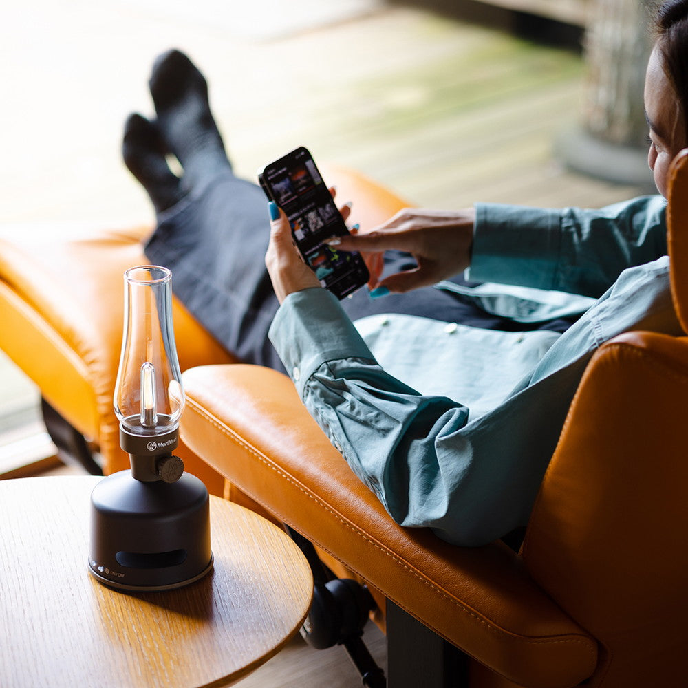 MoriMori LED ランタンスピーカー S ダークブラウン MoriMori」 S1 URBAN SPORTS ダークブラウン（LEDランタン