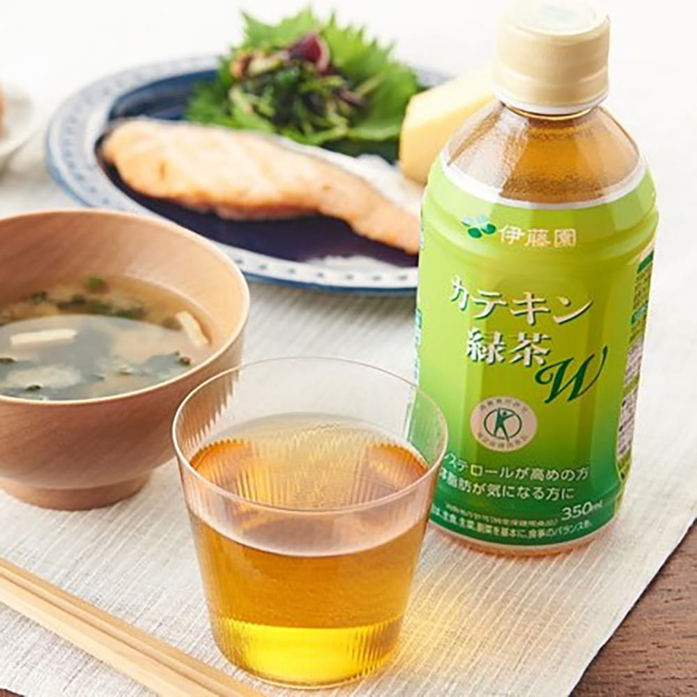 カテキン緑茶Ｗ PET350ml 24本　eギフト