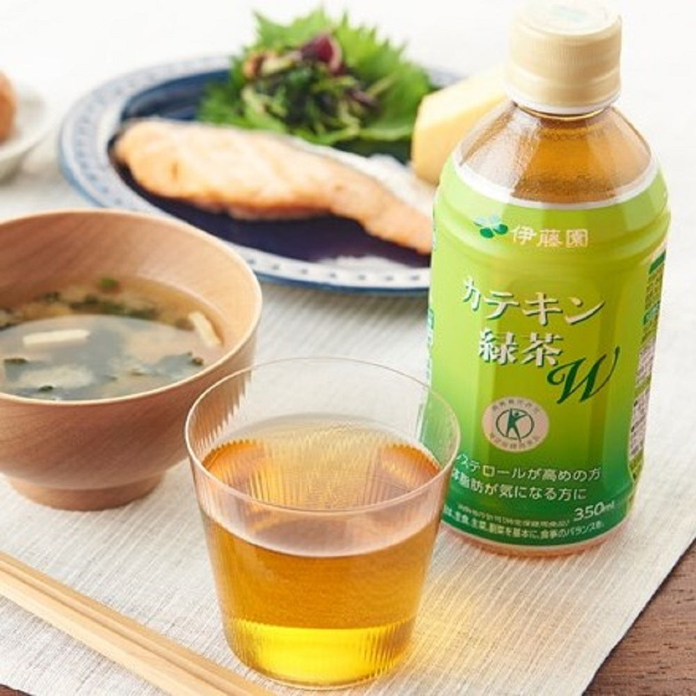 カテキン緑茶Ｗ PET350ml 24本　eギフト