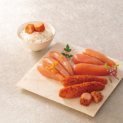 博多辛子めんたいこ３種詰合せ(大吟醸仕込･柚子風味･七味風味)　eギフト