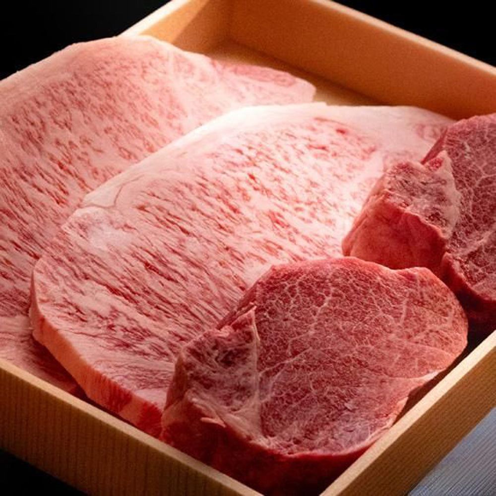 宮崎県産　有田牛　サーロイン＆ヒレステーキ 食べ比べ 700g　eギフト