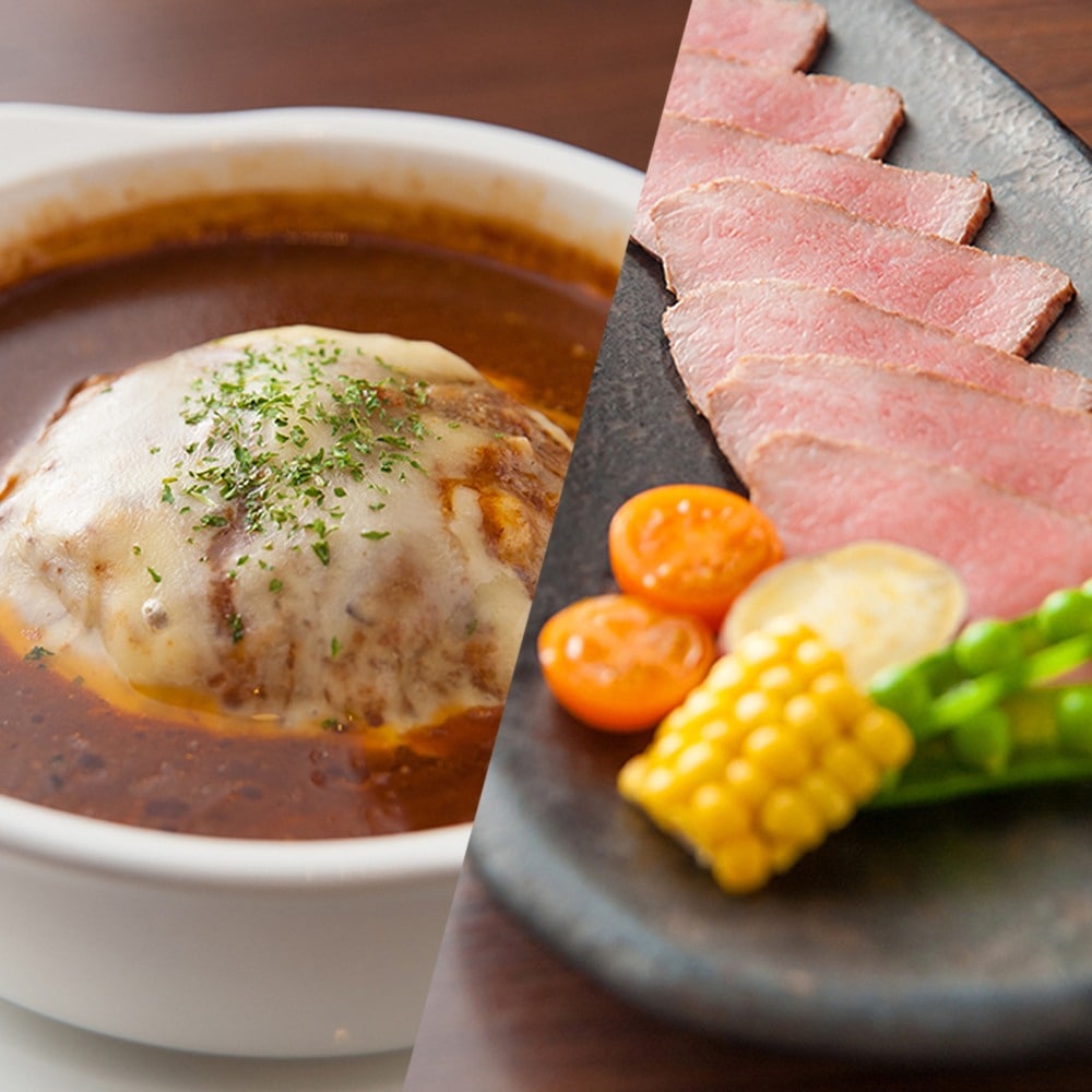 大阪 洋食ＲＥＶＯ 黒毛和牛コンビ　eギフト