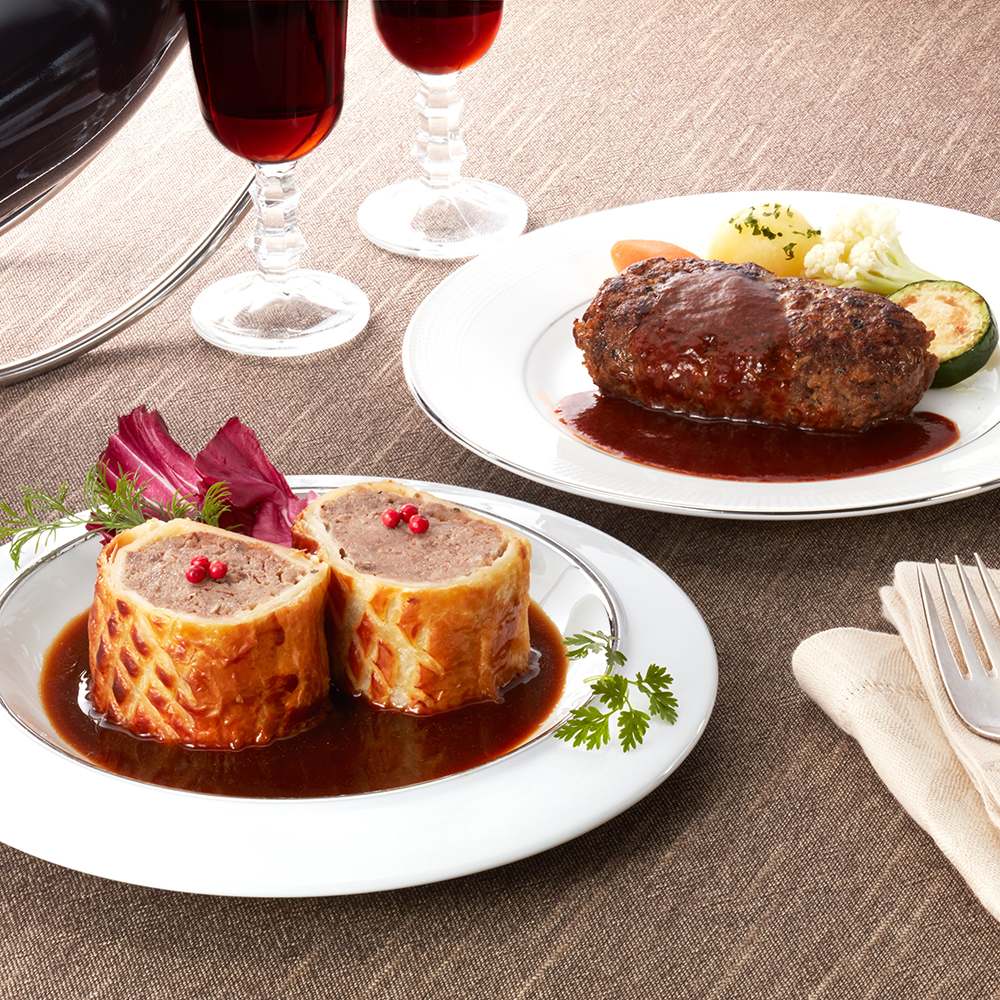 ホテルオークラ 黒毛和牛のビーフパイとハンバーグ ギフトカード