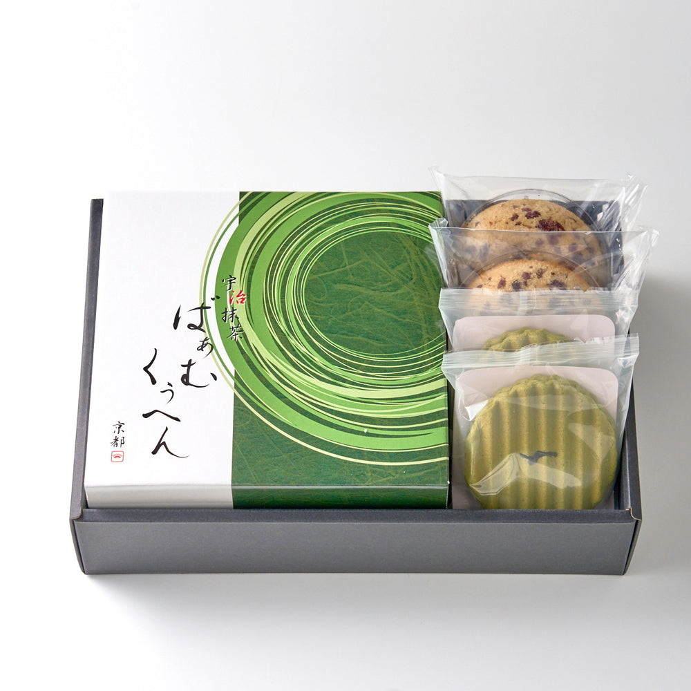 京都　京寿楽庵　宇治抹茶バウム　扇　eギフト
