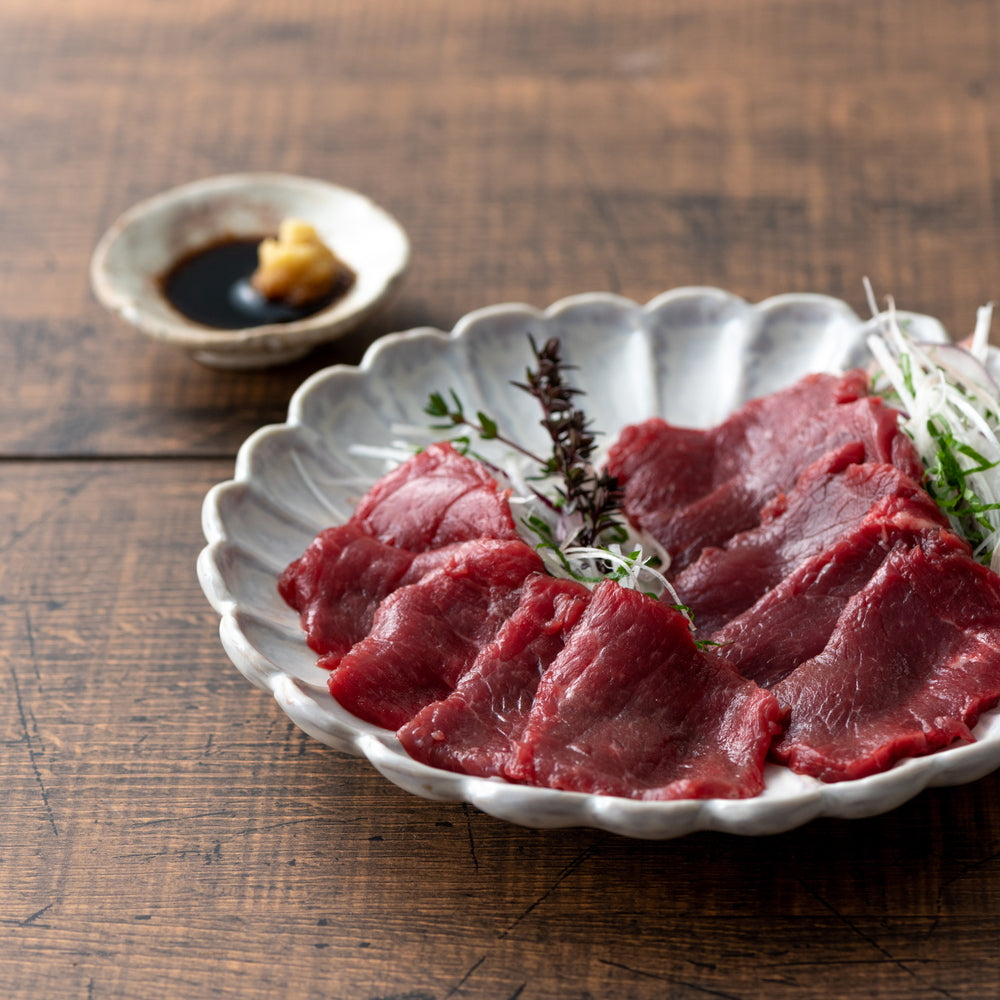 熊本・阿蘇山麓　ふじ馬刺し赤身食べくらべセット　eギフト