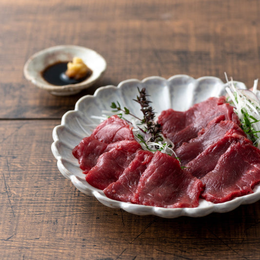 熊本・阿蘇山麓　ふじ馬刺し赤身食べくらべセット　eギフト