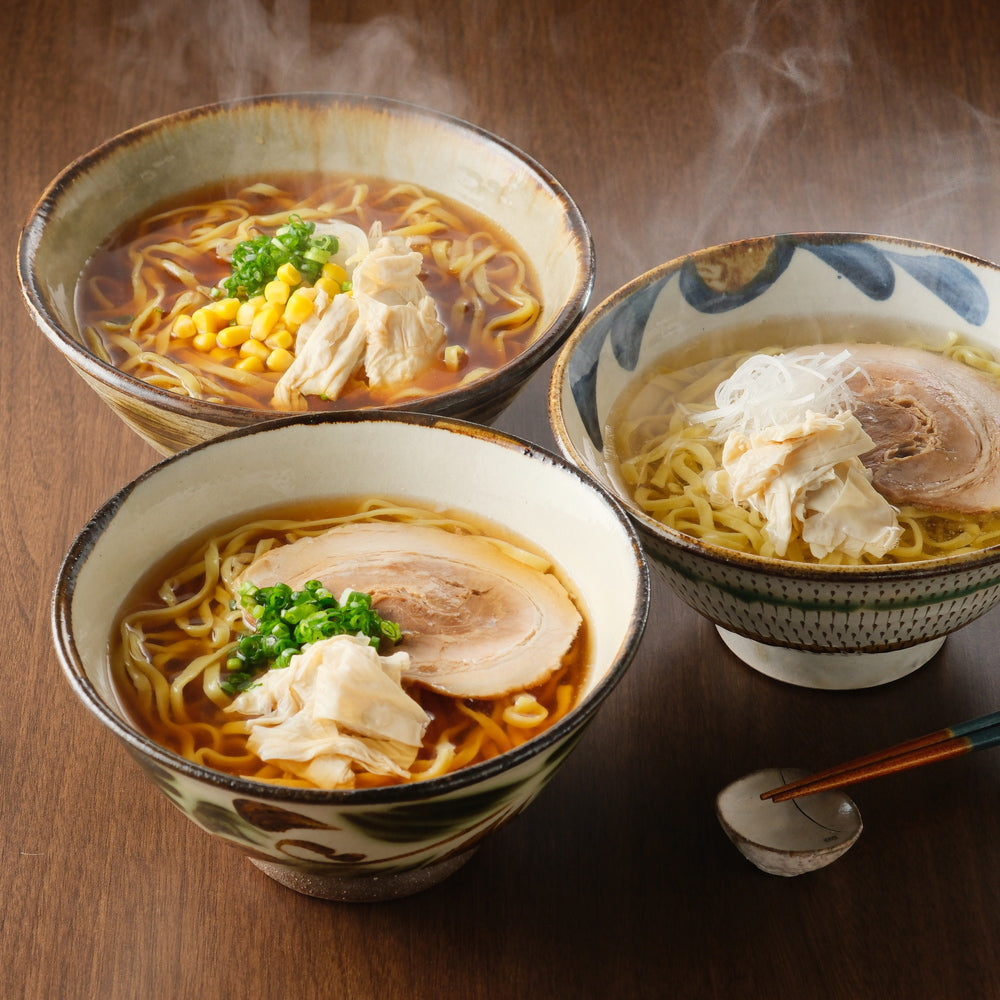 栃木・日光銘水ゆば専門店 「日光食品」 日光ゆばらーめん3種食べ比べ　6食　eギフト