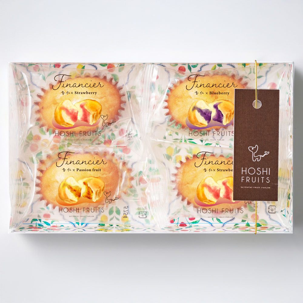 eギフト】ホシフルーツ 芳果フィナンシェ 3種食べ比べ（4個） – AOYAMA