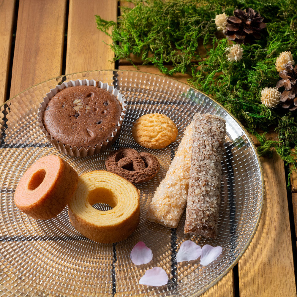 森の庭　焼き菓子 フラワーリース 7種食べ比べ（7個）　eギフト