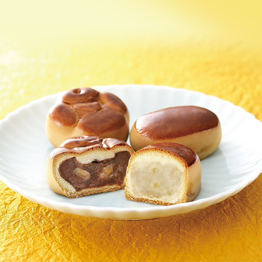 「文明堂」和菓撰15個入(カステラ巻ハニー・栗饅頭・くるみ饅頭 各5個)　eギフト