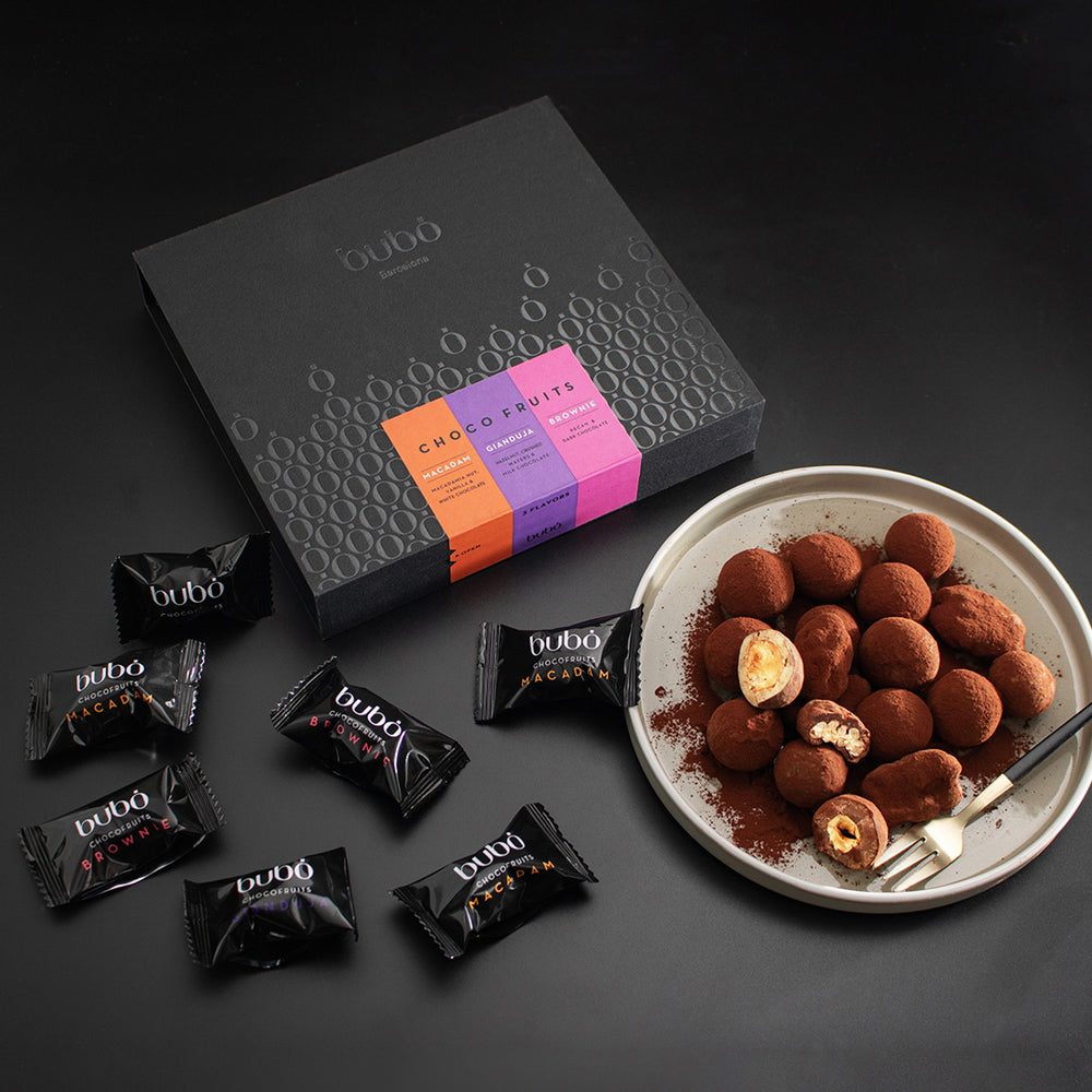ブボ・バルセロナ チョコフルーツ アソートボックス（3種・18個入