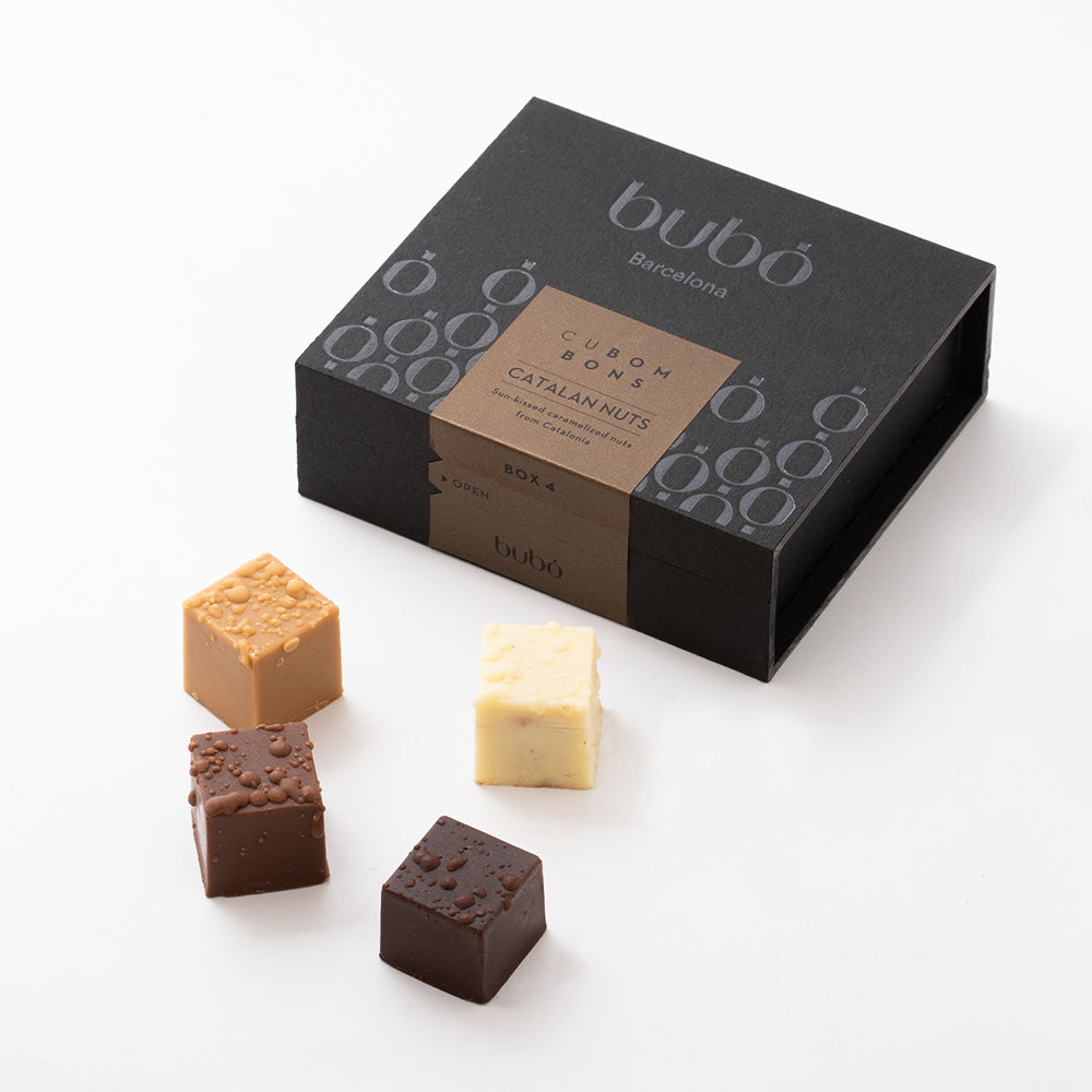 ブボ・バルセロナ　キューブボンボン　カタランナッツ（4種）