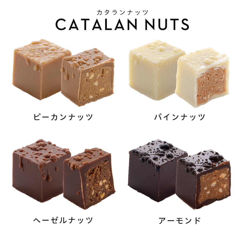 ブボ・バルセロナ　キューブボンボン　カタランナッツ（4種）　eギフト