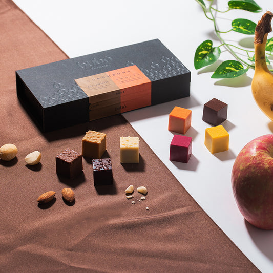 ブボ・バルセロナ　キューブボンボン　カタランナッツ＆フルーツ（8種）