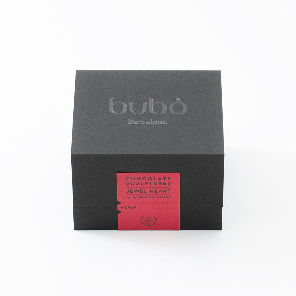 ブボ・バルセロナ　チョコスカルプチャー　ジュエル　ハート　eギフト