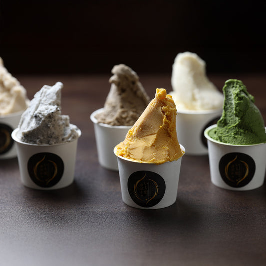 高級和栗モンブラン専門店「いも栗カボチャ」　花柳 百万石ジェラート（6個）　ギフトカード