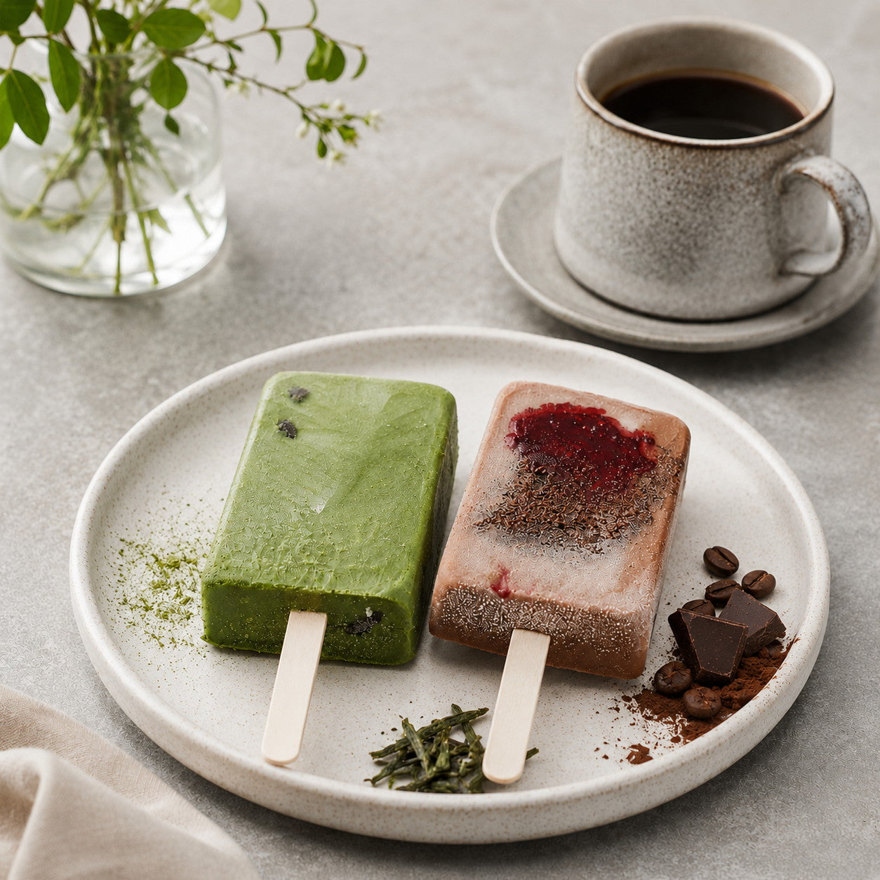 白金スイーツ スイーツアイス 　2種食べ比べ（抹茶、ガトーショコラ）　eギフト