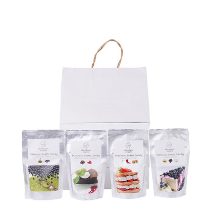 「shirokane sweets TOKYO」スイーツアイスキャンディ涼菓特選ギフトセット(4本GiftBOX) ギフトカード