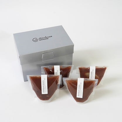「shirokane sweets TOKYO」涼菓 フルーツ水ようかんおすすめセレクト(4個GiftBOX) ギフトカード