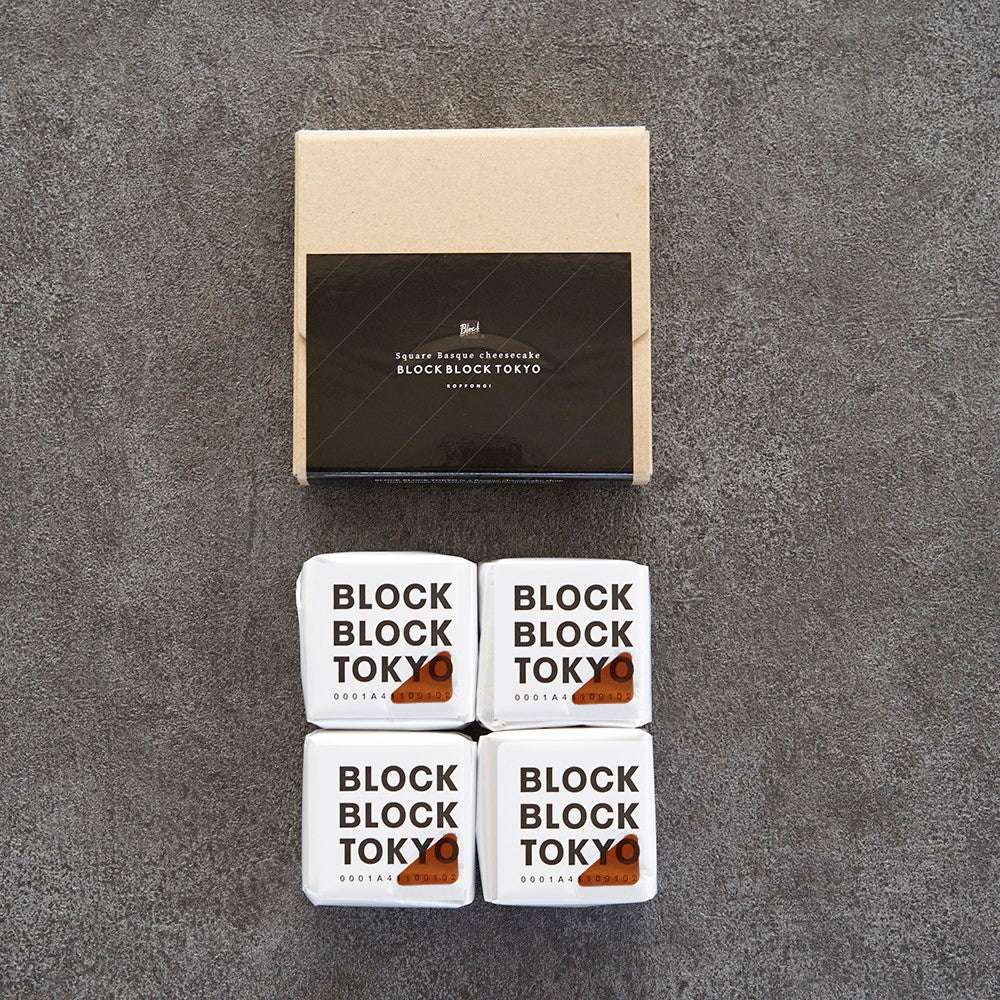 BLOCK BLOCK TOKYO バスクチーズケーキ（ショコラ）４個　eギフト