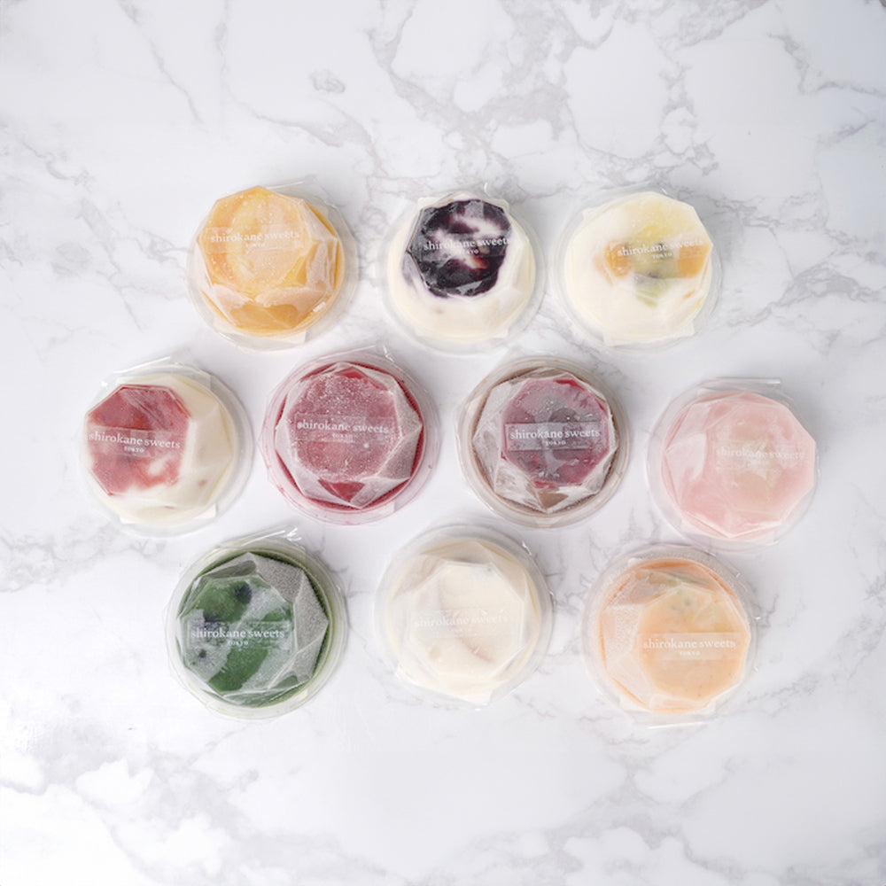 shirokane sweets TOKYOプレミアム手作りアイスクリーム　抹茶　３個入り　eギフト