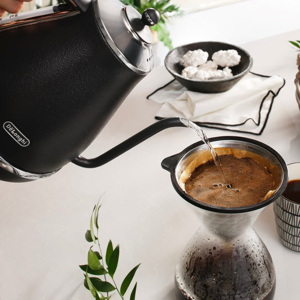 デロンギカフェケトル icona KBOE1220J-GY アイコナ デロンギ 電気ケトル icona(アイコナ) [1.0L] KBOE1220J-W