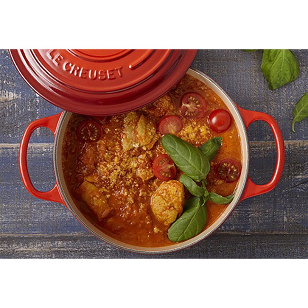 ル・クルーゼ LE CREUSET ココットロンド チェリーレッド 18cm ル