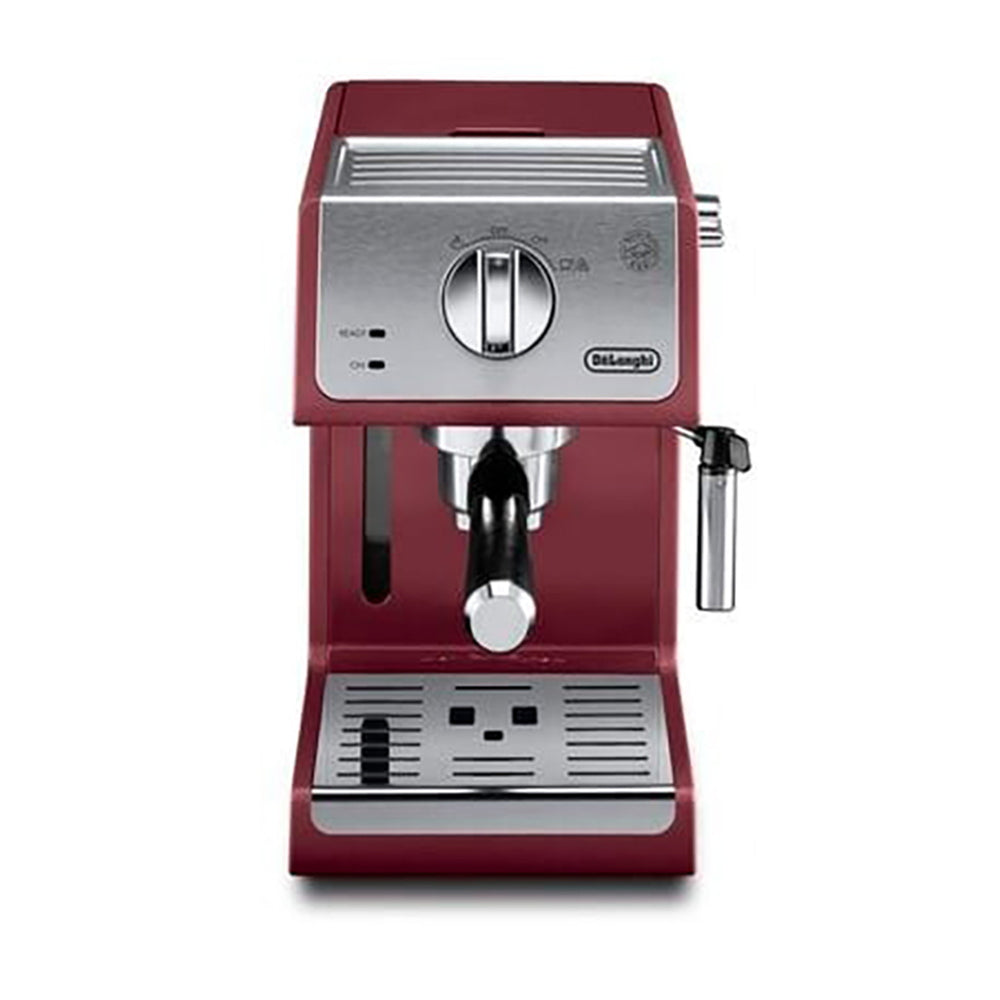 De'Longhi (デロンギ) エスプレッソメーカー （レッド） DeLonghi エスプレッソマシン レッド