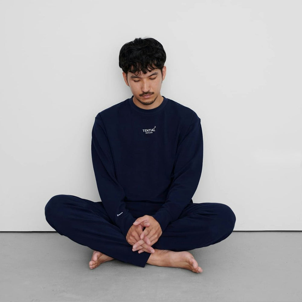 【一般医療機器】リカバリーウェアBAKUNE スウェット上下　ネイビー（Unisex XS）　eギフト
