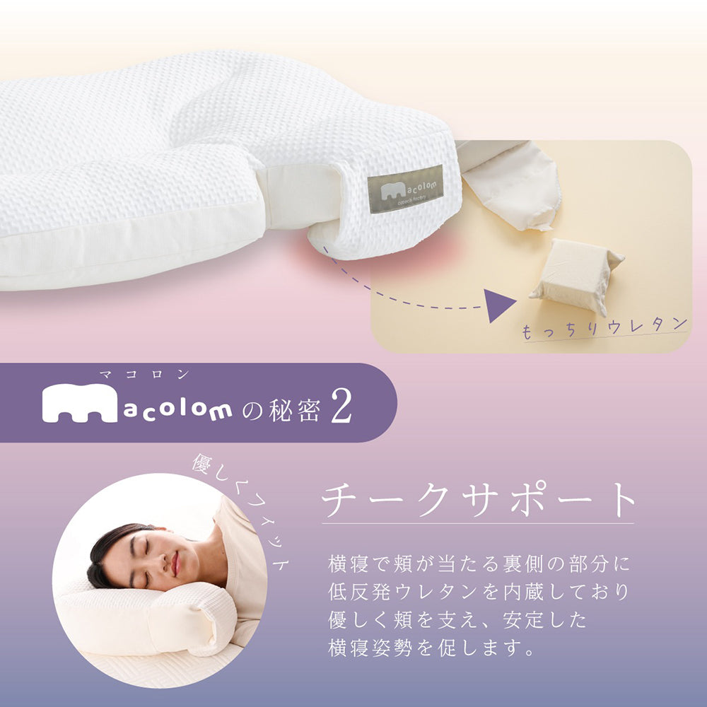 cocochi factory　女性が考えた寝返りしやすい熟睡枕 macolom　eギフト