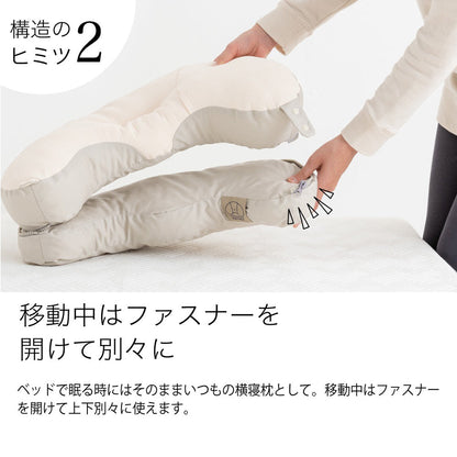 cocochi factory　横向き寝専用枕　YOKONEGU　ポータブル　eギフト