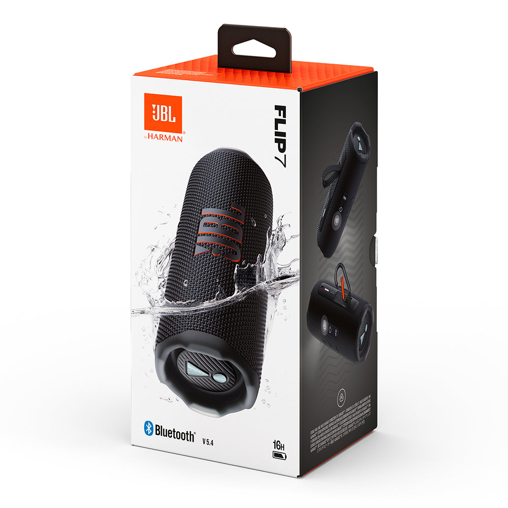 JBL　防水ポータブルスピーカーFLIP 7Black　eギフト