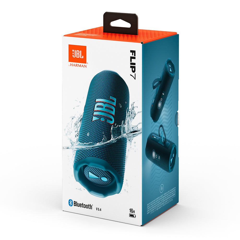 JBL　防水ポータブルスピーカーFLIP 7Blue　eギフト
