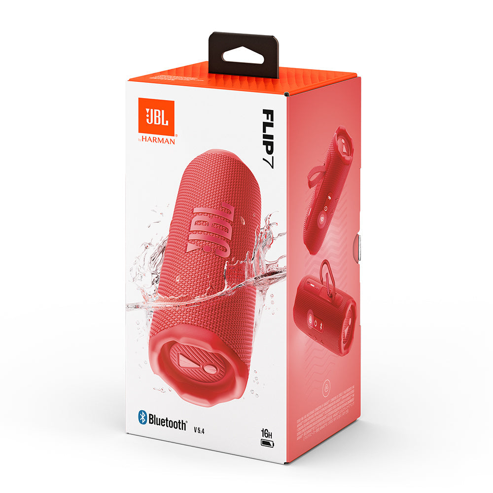 JBL　防水ポータブルスピーカーFLIP 7Red　eギフト