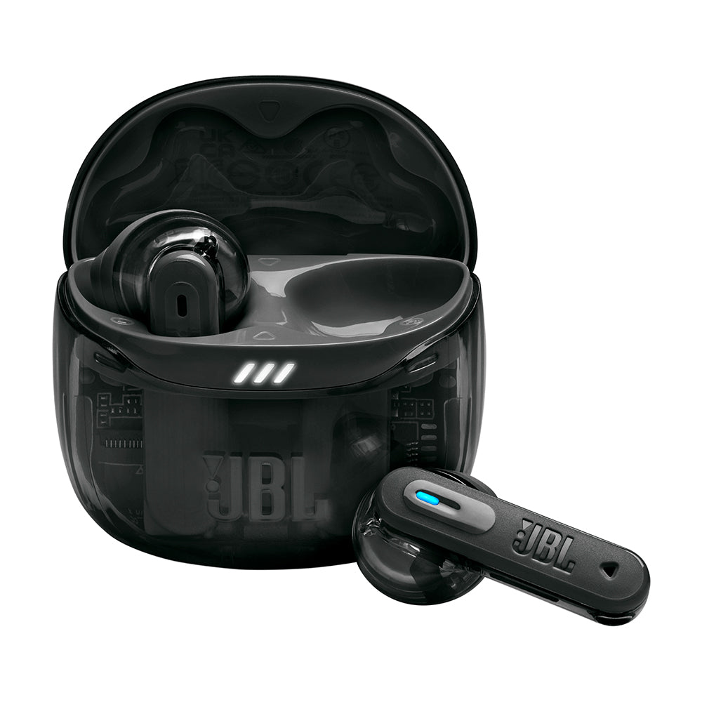 JBL　2ウェイハイブリッドノイズキャンセリング完全ワイヤレスイヤホン　Tune Flex 2 Ghost Edition　ブラック　eギフト