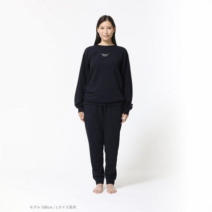 リカバリーウェア BAKUNE スウェット 上下 ネイビー (Women’s_XL)　eギフト