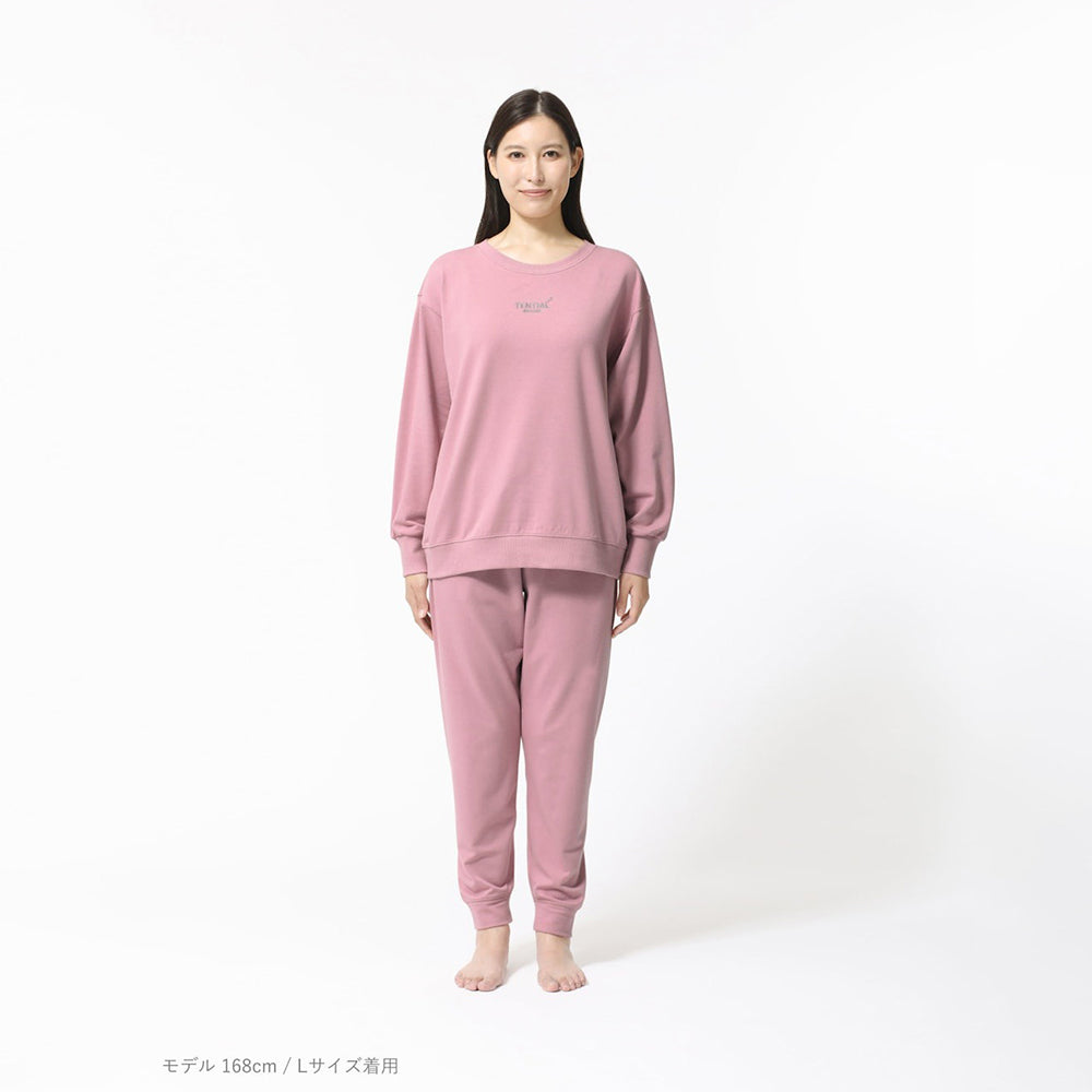 TENTIAL BAKUNE バクネ Women S ピンク リカバリーウェア eギフト】リカバリーウェア BAKUNE スウェット 上下 ピンク (Women's_M