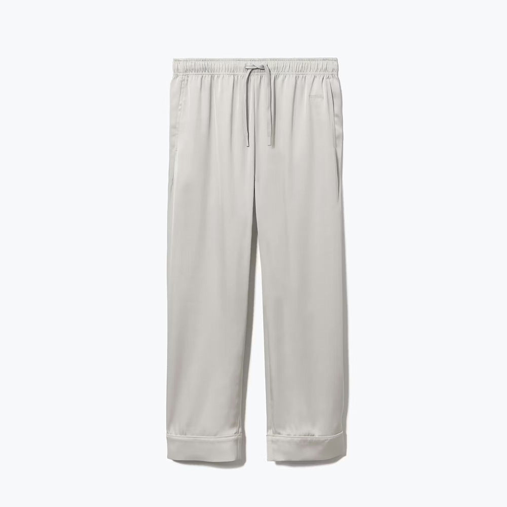 リカバリーウェア BAKUNE パジャマサテン上下(Unisex) グレージュL　eギフト