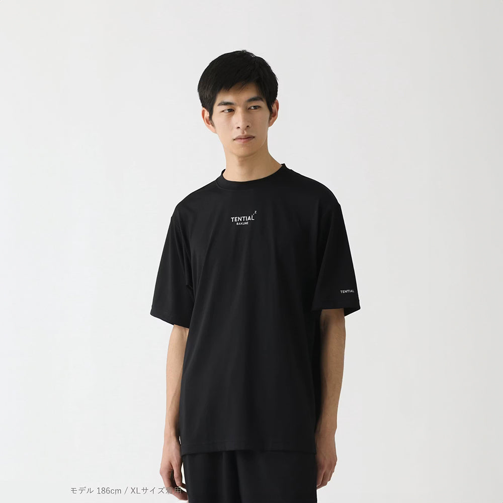 リカバリーウェア BAKUNE Dry Men's 半袖上下セット ブラック M 【一般医療機器】　eギフト