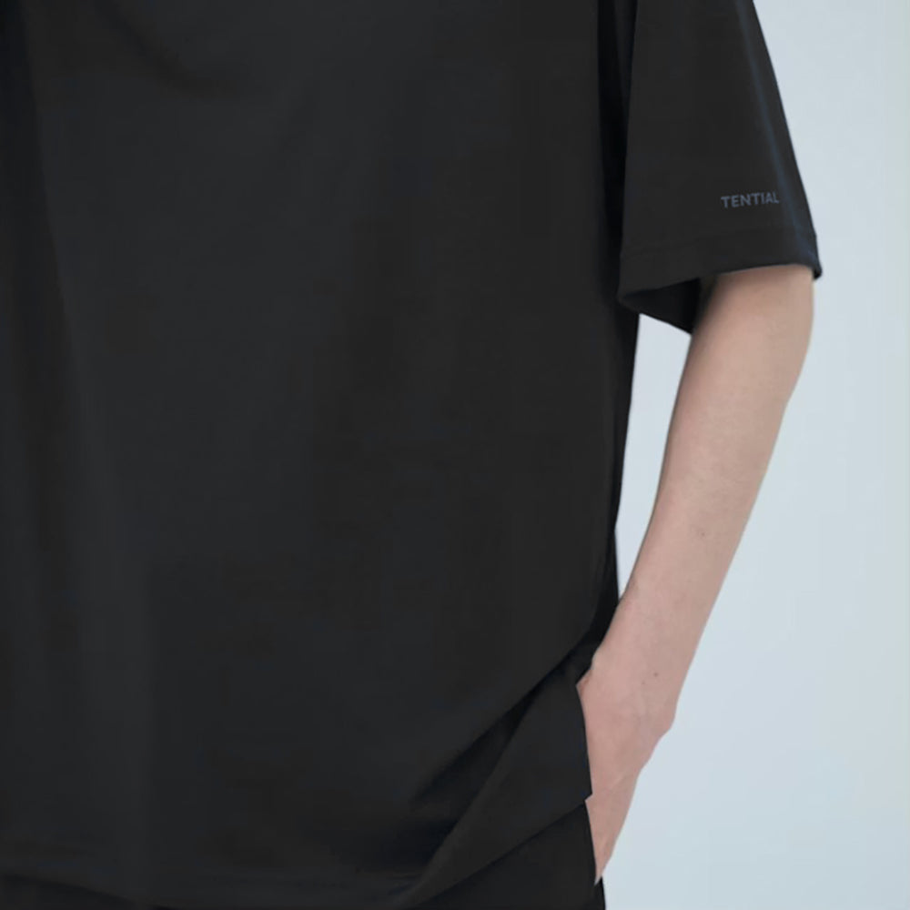 リカバリーウェア BAKUNE Dry Men's 半袖上下セット ブラック M 【一般医療機器】　eギフト