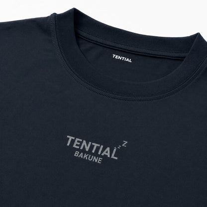 【父の日カード】 リカバリーウェア BAKUNE Dry Men's 半袖上下セット ネイビー L 【一般医療機器】　eギフト