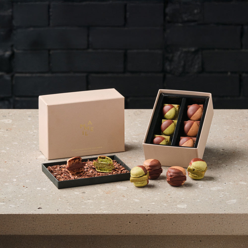 MAMEIL NAMA CHOCOLATE MACARON（生チョコレートマカロン